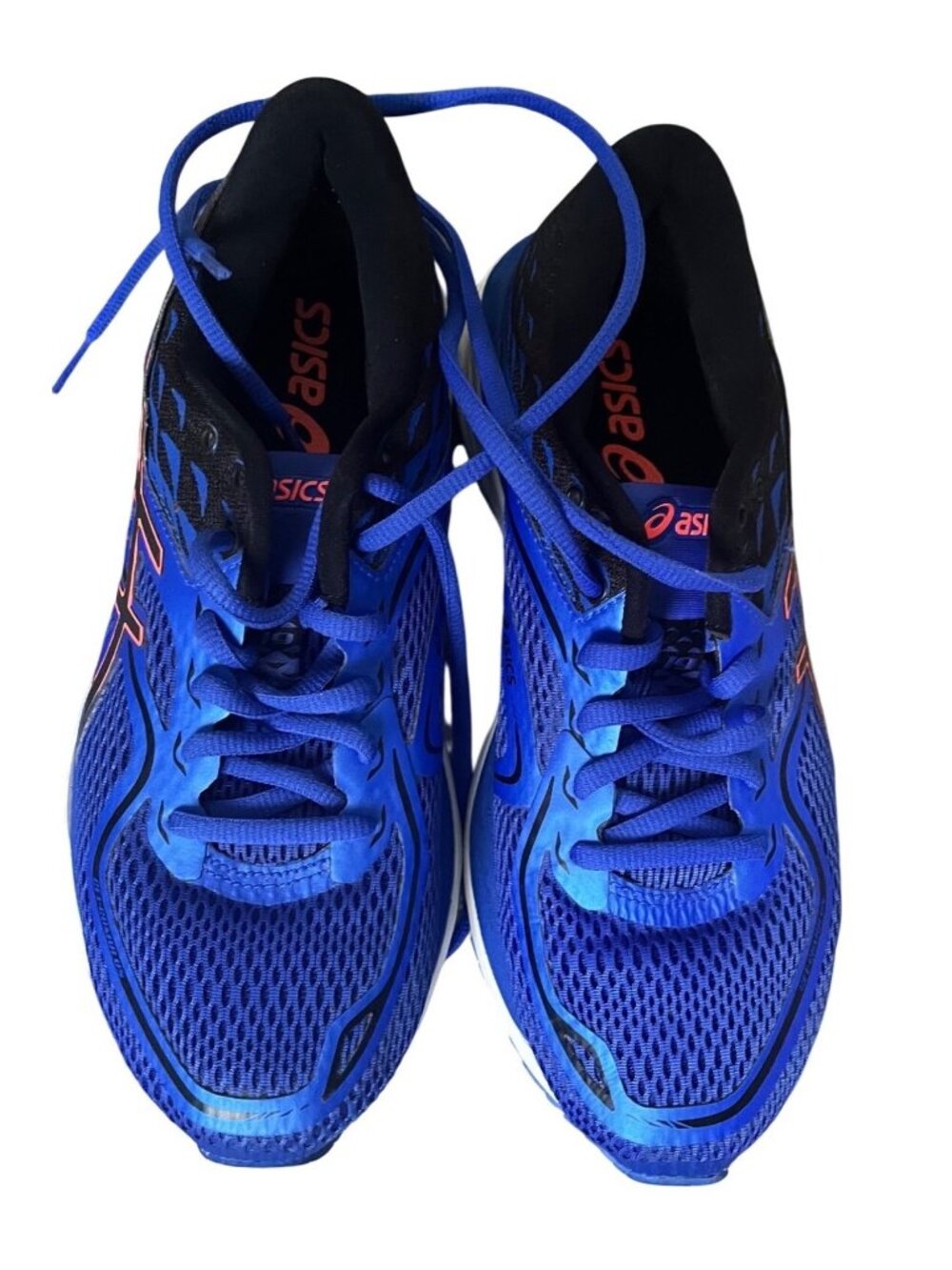 Asics Gel-Kayano 24 Womens Running Shoes Size 7 Blue/Black Mesh Cushion